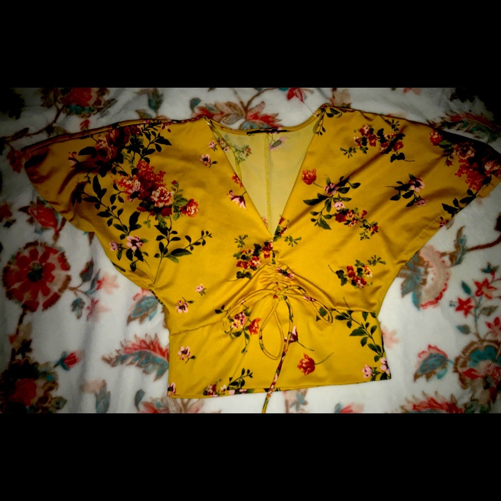 floral spring shirt
